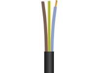 Gummikabel 3G1,5 mm² H07RN-F sort 450/750V ring med 100 meter, kabeldiameter 11,6 mm - (100 meter) von fix-pro