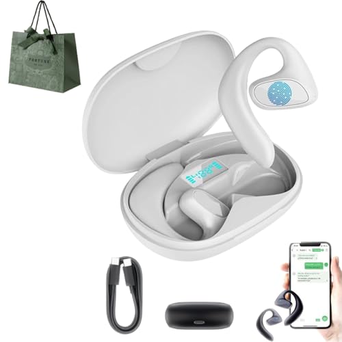 Talkbuds Translator, Qinux Talkbuds, 2025 Ki übersetzer kopfhörer mit 144 sprachausgabe, Open ear kopfhörer bluetooth, Ohrhörer mit KI-Übersetzung in Echtzeit für Reisen, Business, Lernen (1-White) Talkbuds Translator, Qinux Talkbuds, 2025 Ki übersetzer kopfhörer mit 144 sprachausgabe, Open ear kopfhörer bluetooth, Ohrhörer mit KI-Übersetzung in Echtzeit für Reisen, Business, Lernen (1-White) von fjaldjfu