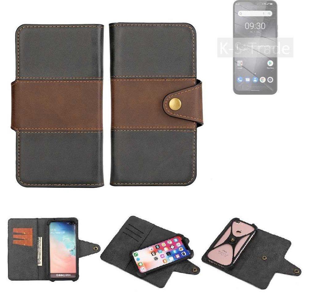 K-S-Trade Handyhülle für Gigaset GS5 Lite, Handyhülle Schutzhülle Hülle Bookstyle Wallet-Case Bumper von flat.design