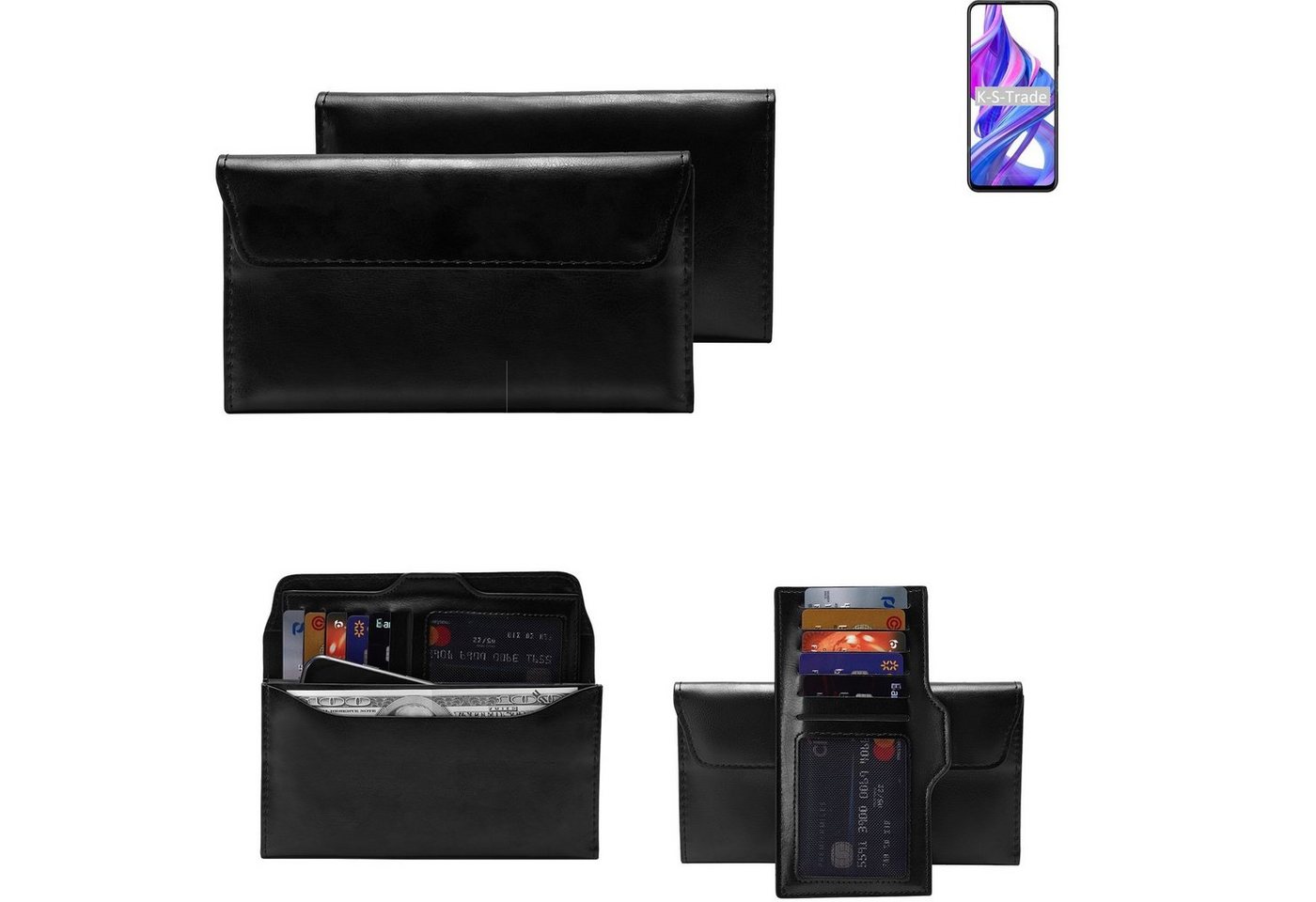K-S-Trade Handyhülle für Huawei Honor 9x Pro, Handy Hülle Schutz Hülle Tasche Schutz Case Handytasche von flat.design