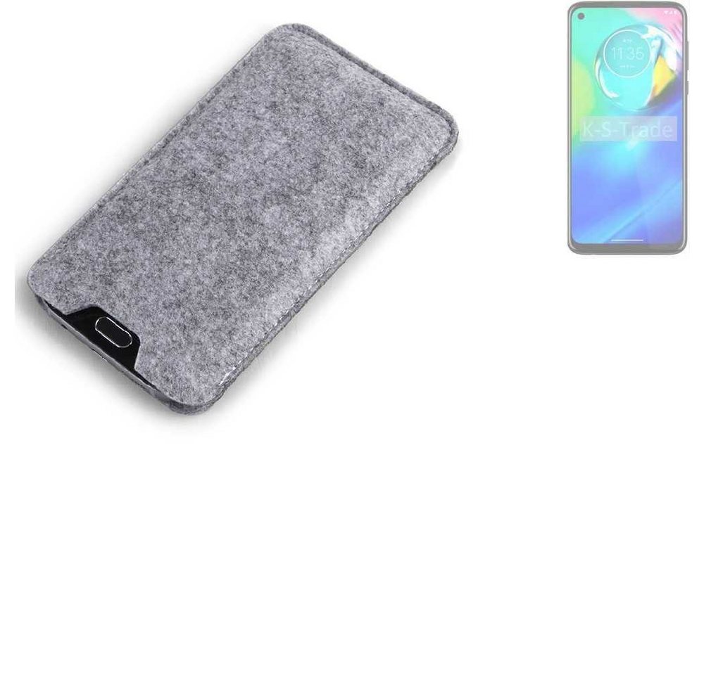 K-S-Trade Handyhülle für Motorola Moto G Power 5G, Filz Handyhülle Schutzhülle Filztasche Filz Tasche Case Sleeve von flat.design