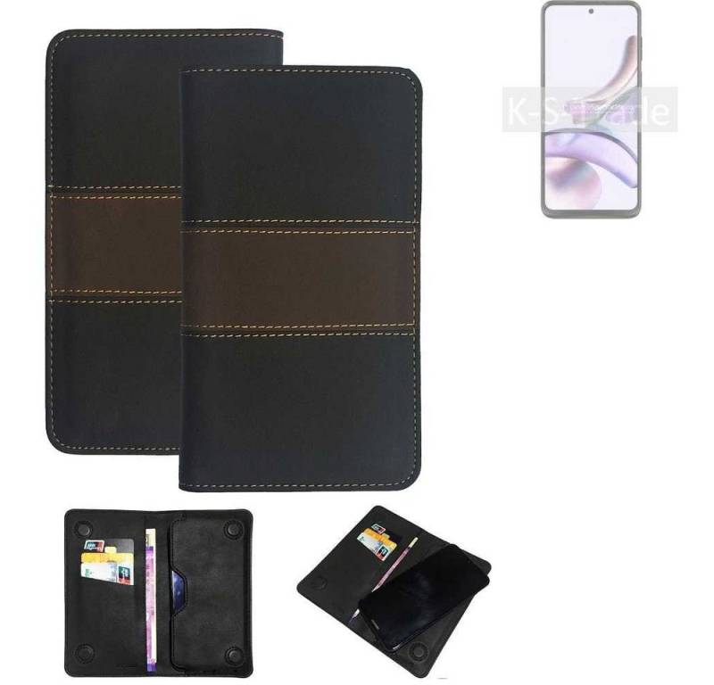 K-S-Trade Handyhülle für Motorola Moto G13, Hülle Handyhülle Schutzhülle Walletcase Bookstyle Tasche Schutz von flat.design