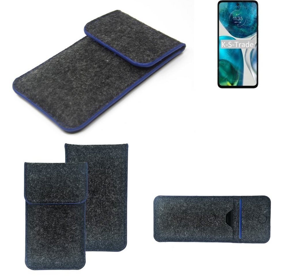 K-S-Trade Handyhülle für Motorola Moto G52, Handy-Hülle Schutz-Hülle Filztasche Pouch Tasche Case Sleeve von flat.design