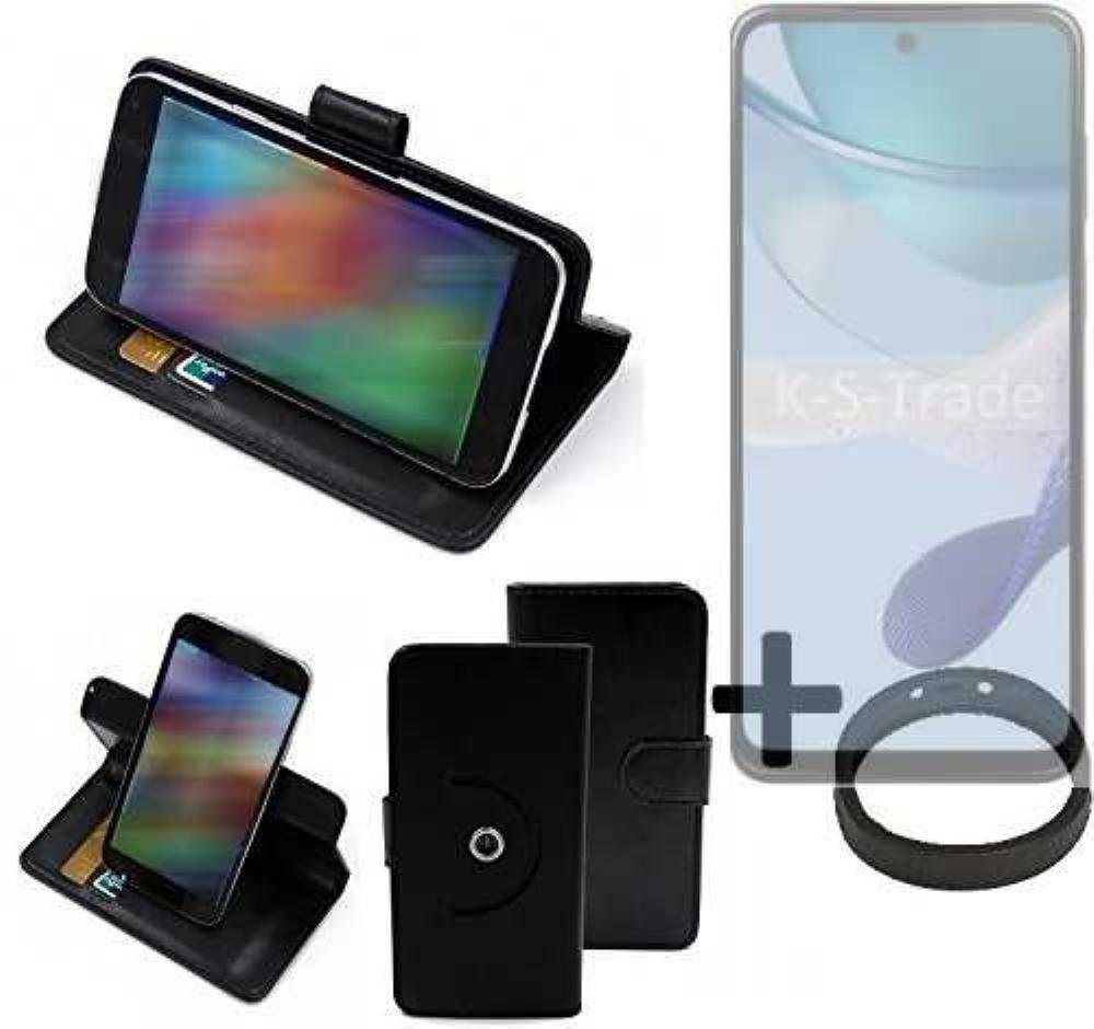 K-S-Trade Handyhülle für Motorola Moto G53j 5G, Case Schutz Hülle + Bumper Handy Hülle Flipcase Smartphone Cover von flat.design