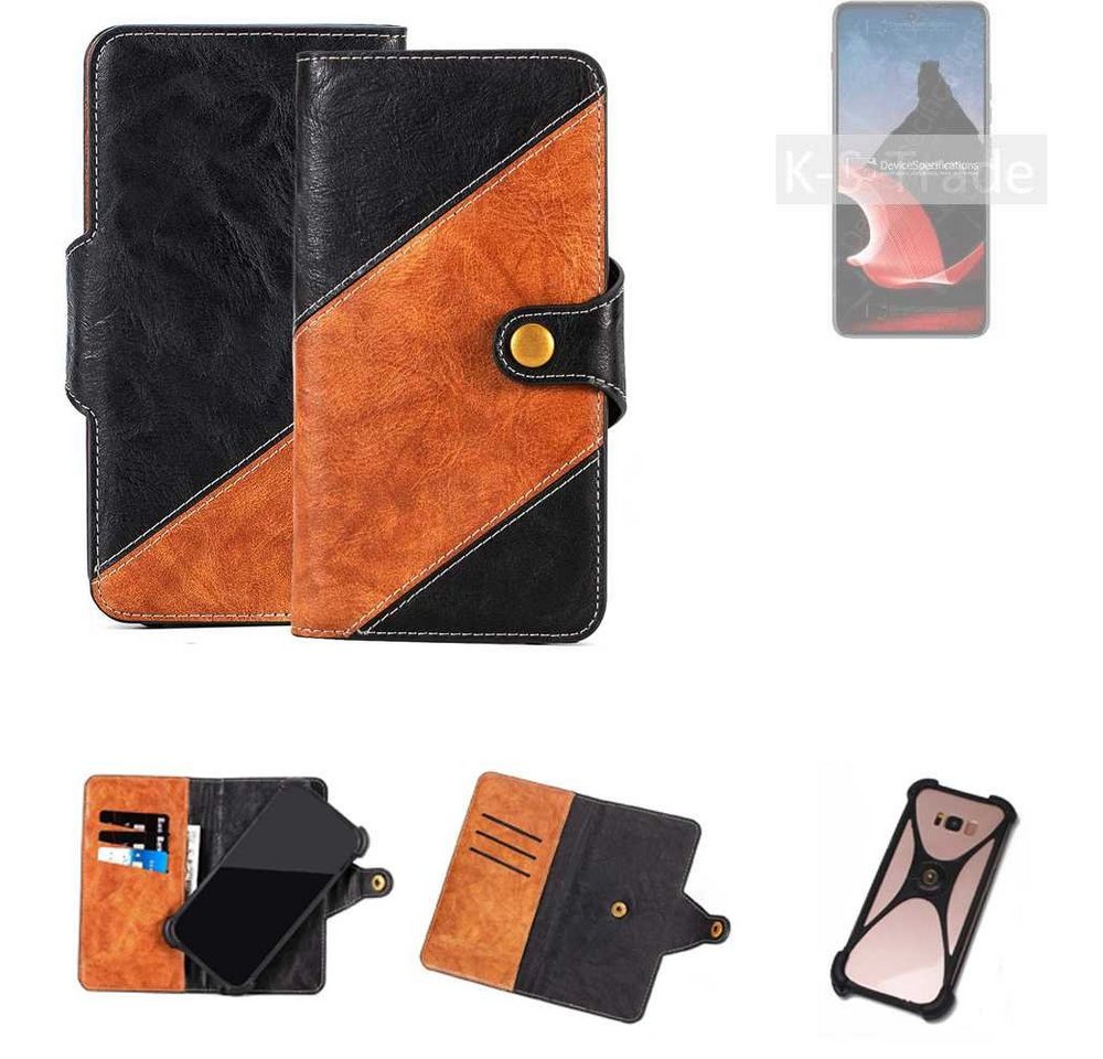 K-S-Trade Handyhülle für Motorola ThinkPhone, Handyhülle Schutzhülle Bookstyle Case Wallet-Case Handy Cover von flat.design