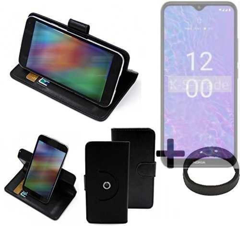 K-S-Trade Handyhülle für Nokia C210, Case Schutz Hülle + Bumper Handy Hülle Flipcase Smartphone Cover von flat.design