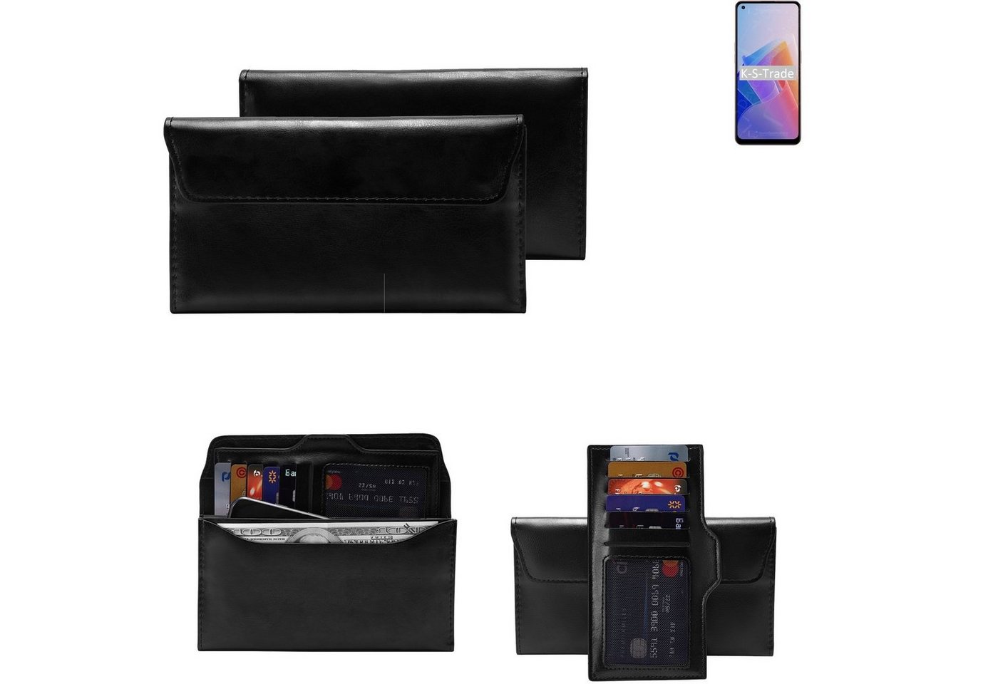 K-S-Trade Handyhülle für Oppo A96 5G, Handy Hülle Schutz Hülle Tasche Schutz Case Handytasche von flat.design