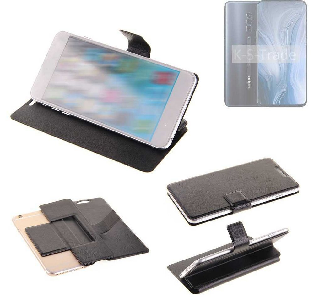 K-S-Trade Handyhülle für Oppo Reno10 Global, Schutzhülle Schutzhülle Flip Cover Klapphülle Wallet Case Slim von flat.design