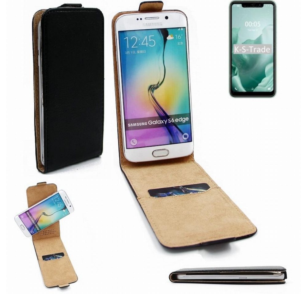 K-S-Trade Handyhülle für Oukitel C22, Schutzhülle Handyhülle Flipstyle 360° Smartphone Tasche von flat.design