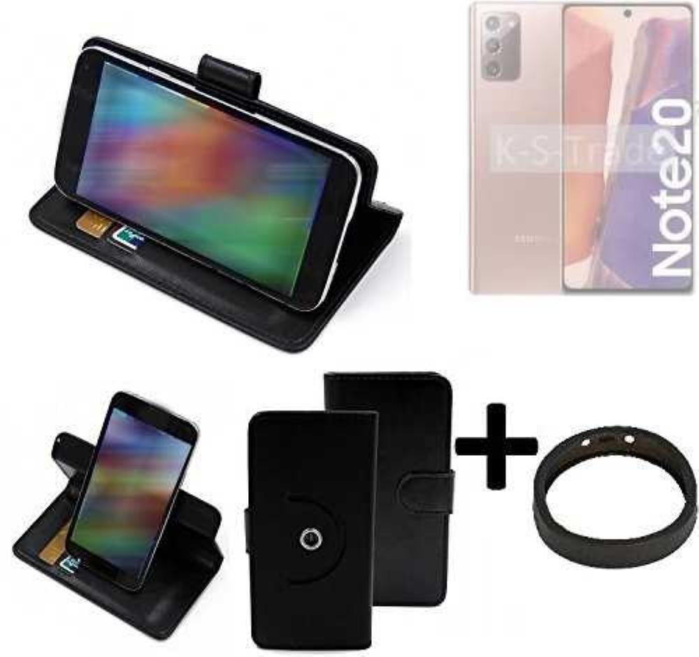 K-S-Trade Handyhülle für Samsung Galaxy Note20 LTE, Case Schutz Hülle + Bumper Handy Hülle Flipcase Smartphone Cover von flat.design