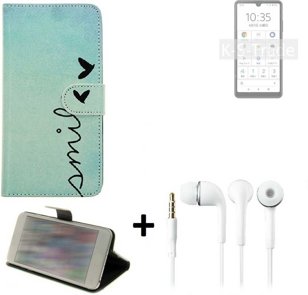 K-S-Trade Handyhülle für Sony Xperia Ace II, Schutz Hülle Handy Hülle 360° Wallet Case Schutz Hülle von flat.design