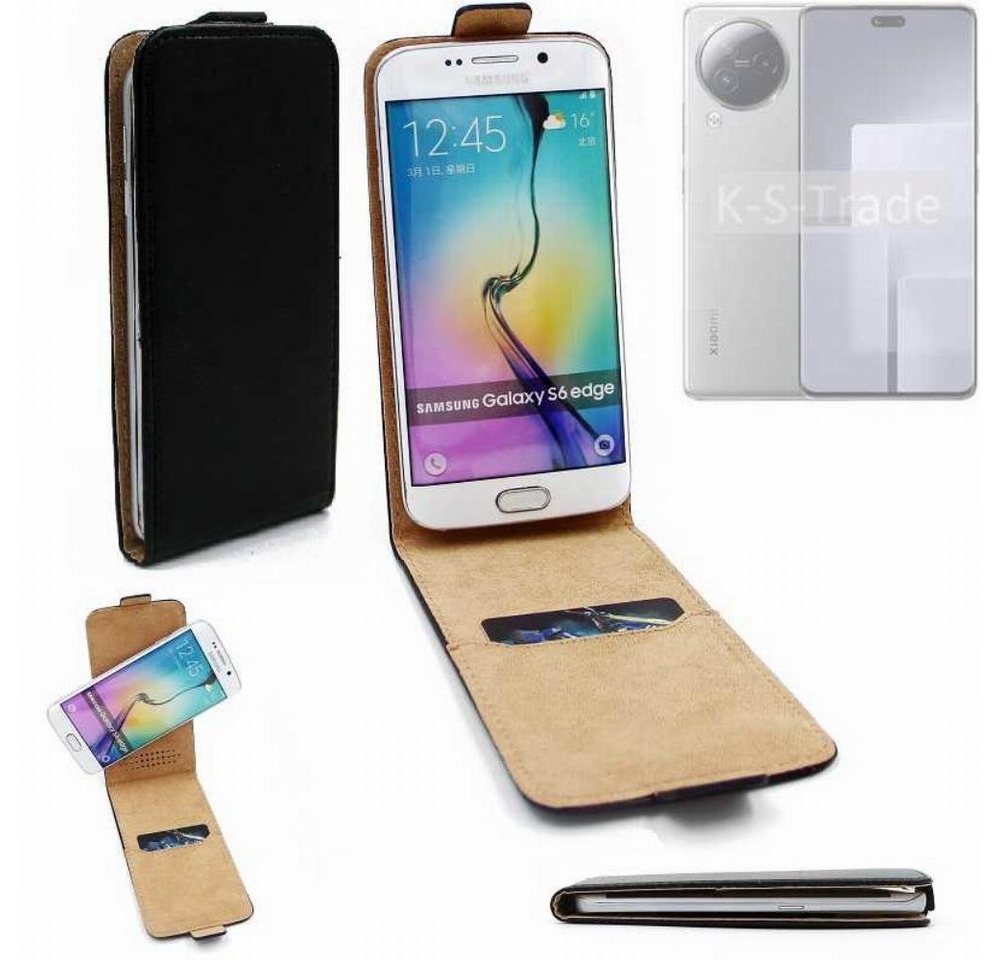 K-S-Trade Handyhülle für Xiaomi Civi 3, Schutzhülle Handyhülle Flipstyle 360° Smartphone Tasche von flat.design