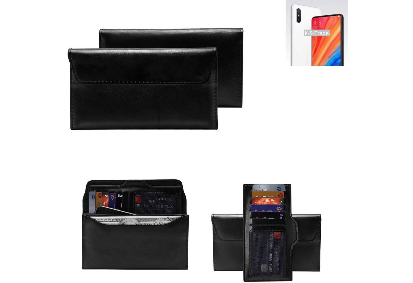 K-S-Trade Handyhülle für Xiaomi Mi Mix 2S, Handy Hülle Schutz Hülle Tasche Schutz Case Handytasche von flat.design
