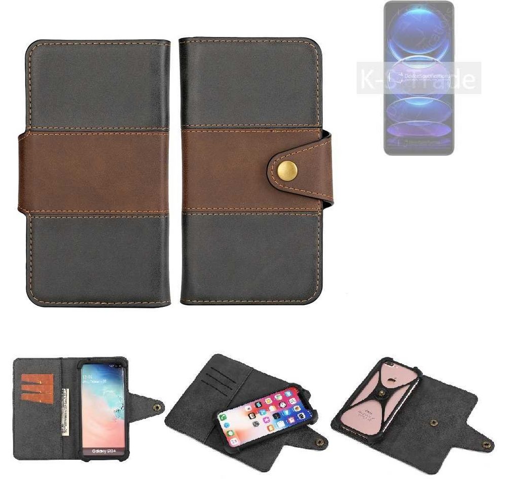 K-S-Trade Handyhülle für Xiaomi Redmi Note 12 Pro, Handyhülle Schutzhülle Hülle Bookstyle Wallet-Case Bumper von flat.design