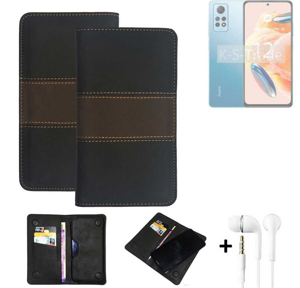 K-S-Trade Handyhülle für Xiaomi Redmi Note 12R Pro, Handyhülle + Kopfhörer Schutzhülle Walletcase Bookstyle Tasche K-S-Trade Handyhülle für Xiaomi Redmi Note 12R Pro, Handyhülle + Kopfhörer Schutzhülle Walletcase Bookstyle Tasche von flat.design