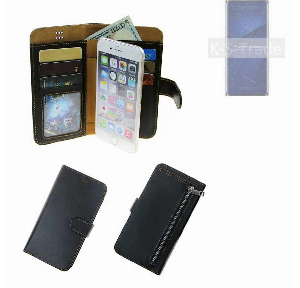 K-S-Trade Handyhülle für ZTE Axon 41 Ultra 5G, Schutz Hülle Klapphülle Case Phone cover Slim Handytasche Handy von flat.design