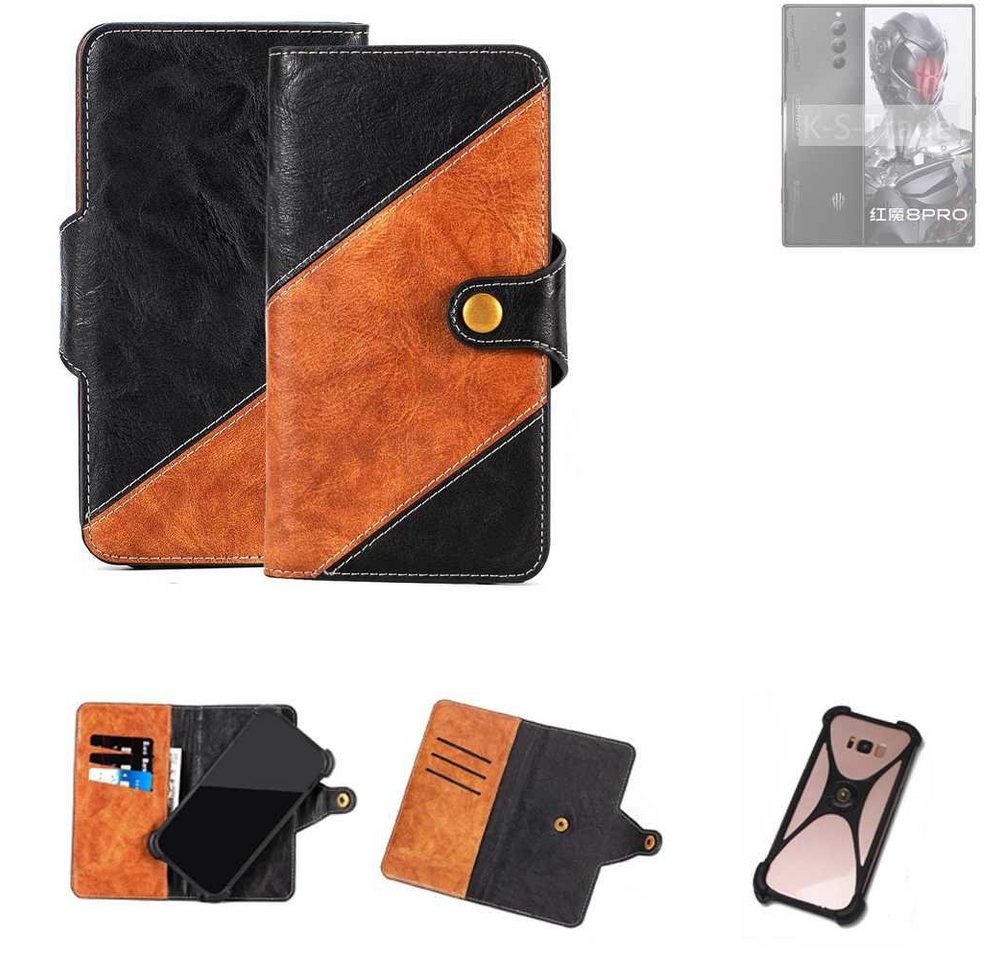 K-S-Trade Handyhülle für nubia Red Magic 8 Pro Global, Handyhülle Schutzhülle Bookstyle Case Wallet-Case Handy Cover K-S-Trade Handyhülle für nubia Red Magic 8 Pro Global, Handyhülle Schutzhülle Bookstyle Case Wallet-Case Handy Cover von flat.design