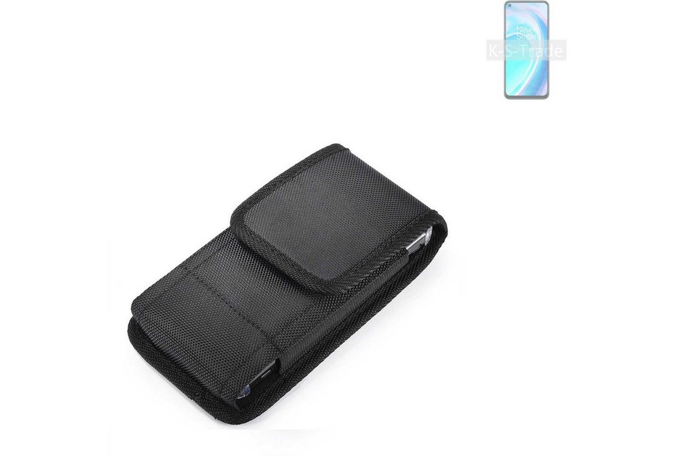 K-S-Trade Kameratasche für OnePlus Nord CE 2 Lite 5G, Holster Gürteltasche Holster Gürtel Tasche wasserabweisend Handy von flat.design