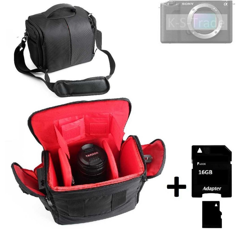 K-S-Trade Kameratasche für Sony ZV E1, Kameratasche Fototasche Umhängetasche Schultertasche Zubehör von flat.design