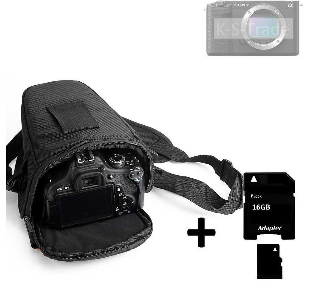 K-S-Trade Kameratasche für Sony ZV E1, Schultertasche Colt Kameratasche Systemkameras DSLR DSLM SLR von flat.design