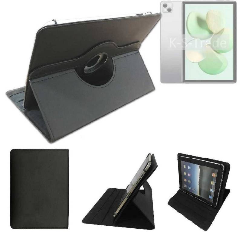 K-S-Trade Tablet-Hülle für Doogee T10 Plus, High quality Schutz Hülle 360° Tablet Case Schutzhülle Flip Cover von flat.design