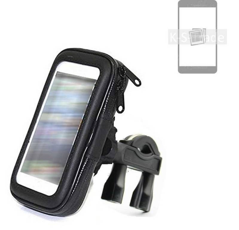 K-S-Trade für Samsung Galaxy S23+ Smartphone-Halterung, (Fahrrad-Halterung Handy-Halterung Halter Lenkstange) von flat.design
