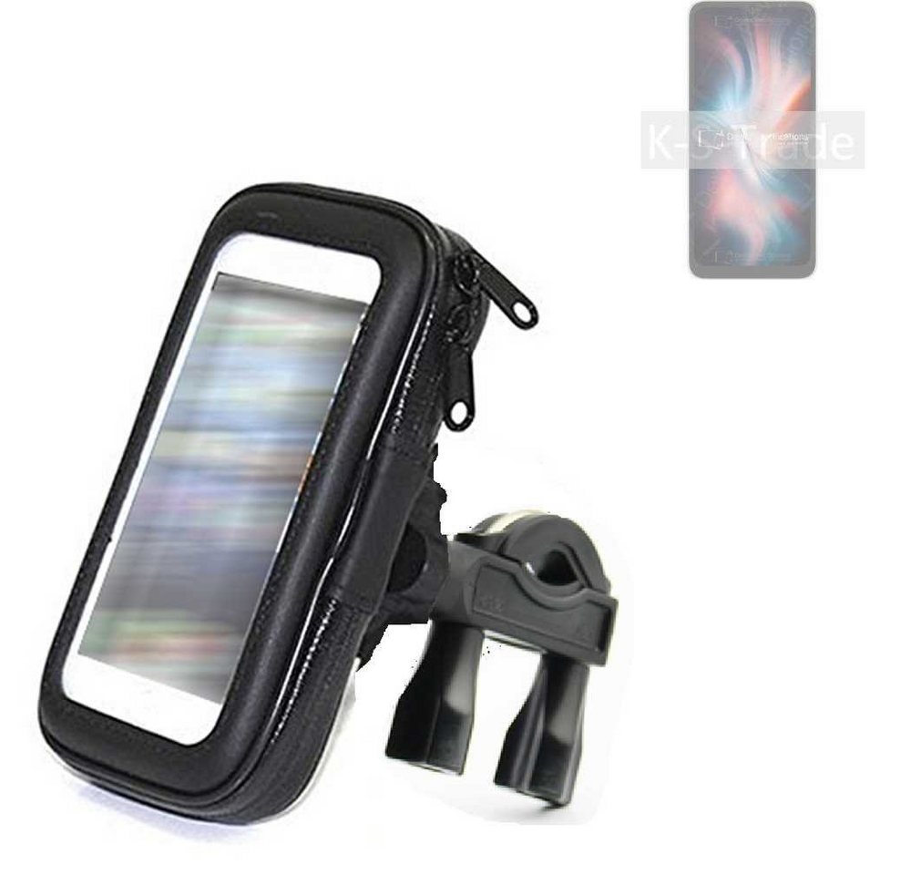K-S-Trade für UMIDIGI C1 Max Smartphone-Halterung, (Fahrrad-Halterung Handy-Halterung Halter Lenkstange) von flat.design