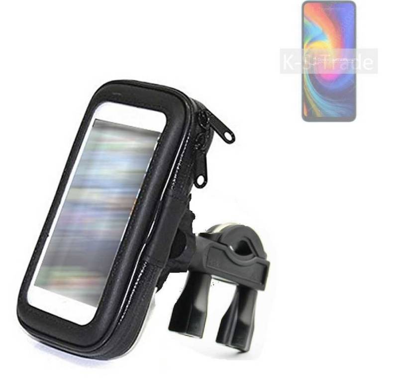 K-S-Trade für UMIDIGI F3 SE Smartphone-Halterung, (Fahrrad-Halterung Handy-Halterung Halter Lenkstange) von flat.design
