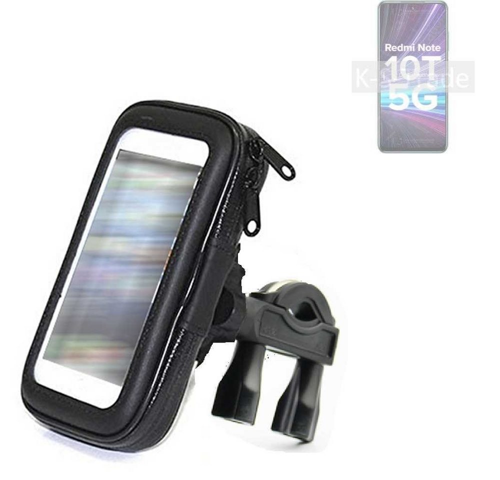 K-S-Trade für Xiaomi Redmi Note 10T 5G Smartphone-Halterung, (Fahrrad-Halterung Handy-Halterung Halter Lenkstange) von flat.design