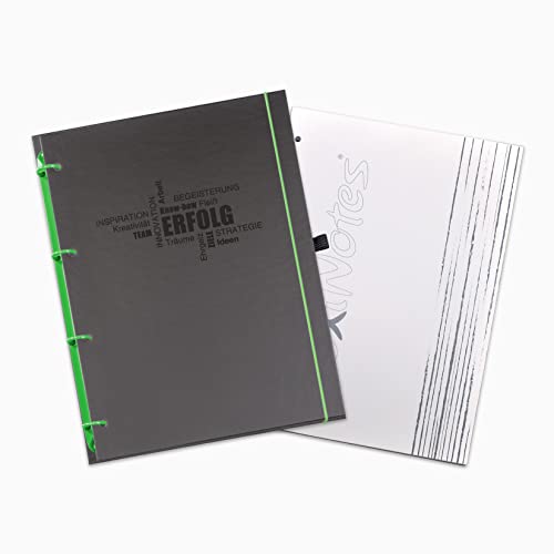 flexiNotes® ORGANIZER A5 2025 Typ:"Business", Wochenkalender Basic (apfelgrün, L) von flexiNotes