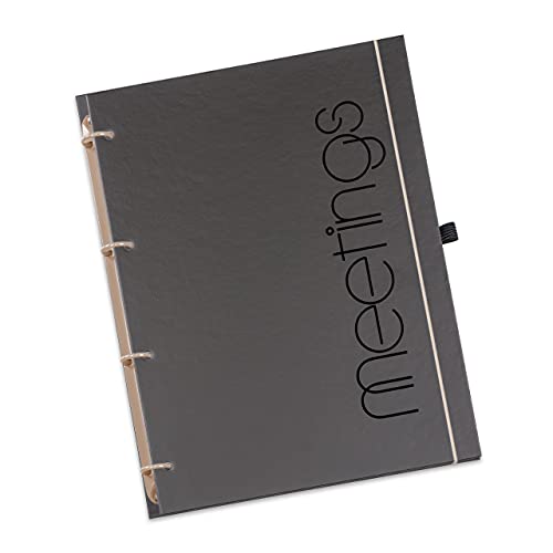 flexiNotes MEETINGBOOK A4, Typ: Meetings, Cappuccino, 75 Blatt Gesprächsnotizen - Ring S von flexiNotes