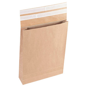 flexiPAK Faltentaschen classic Doppelfixverschluss ca. DIN A3 ohne Fenster braun mit 8,0 cm Falte, 300 St. flexiPAK Faltentaschen classic Doppelfixverschluss ca. DIN A3 ohne Fenster braun mit 8,0 cm Falte, 300 St. von flexiPAK