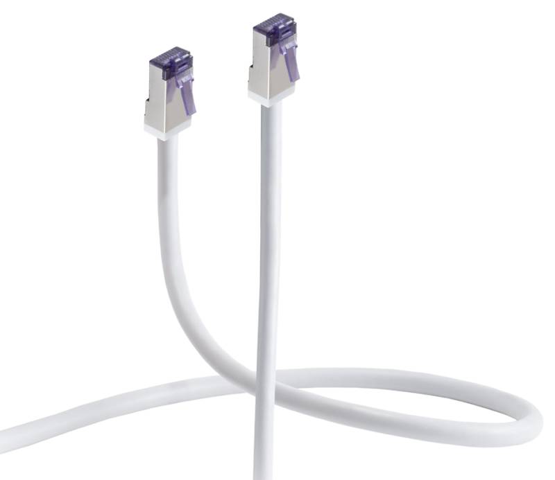 FLEXLINE Patchkabel, Kat. 6A, S/FTP, hochflex. grau, 7,5 m von flexline
