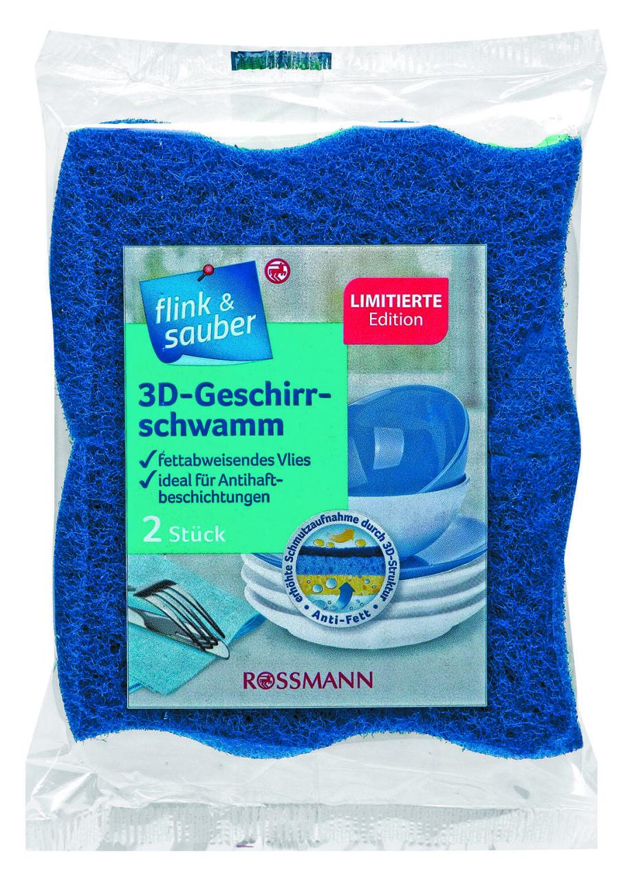 F&S Geschirrschw. blau 2St. von flink & sauber