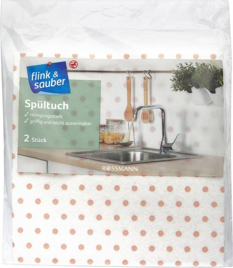 flink & sauber Spültuch 35 cm x 35 cm von flink & sauber