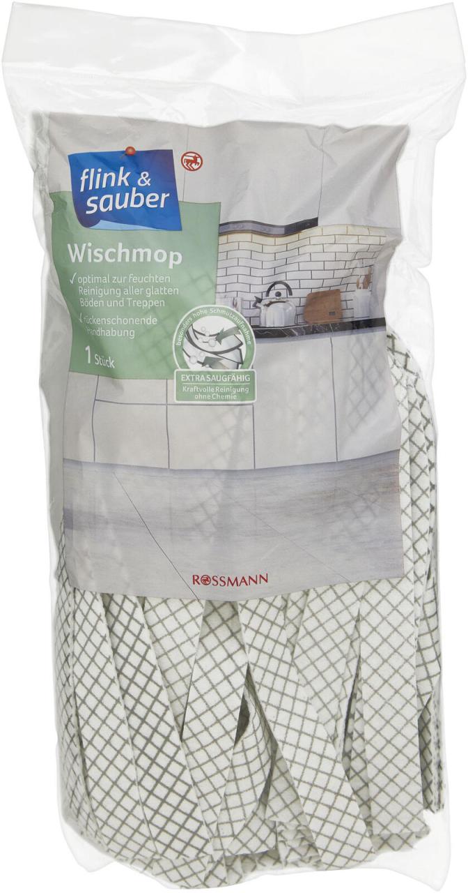 flink & sauber Wischmopp-Ersatzkopf Polyester flink & sauber Wischmopp-Ersatzkopf Polyester von flink & sauber