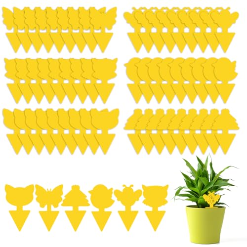 Flintronic 60 Stück Gelbsticker Trauermücken Bekämpfen, Fliegenfalle, Gelbe Klebefalle, Trauermücken Bekämpfenfür, Gelbtafeln für die Zimmerpflanzen Schädlingsbekämpfung Flintronic 60 Stück Gelbsticker Trauermücken Bekämpfen, Fliegenfalle, Gelbe Klebefalle, Trauermücken Bekämpfenfür, Gelbtafeln für die Zimmerpflanzen Schädlingsbekämpfung von flintronic