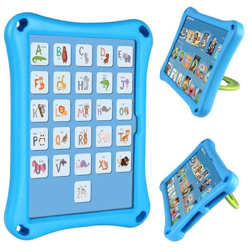 Flintronic Fire HD 8 &HD 8 Plus Tablet Hülle für Kinder(12th/10th Gen, 2022/2020 Release), Kinder Hülle Leichte Stoßfeste Schutzhülle für Kindle Fire HD 8 &HD 8 Plus mit Griff und Ständer von flintronic