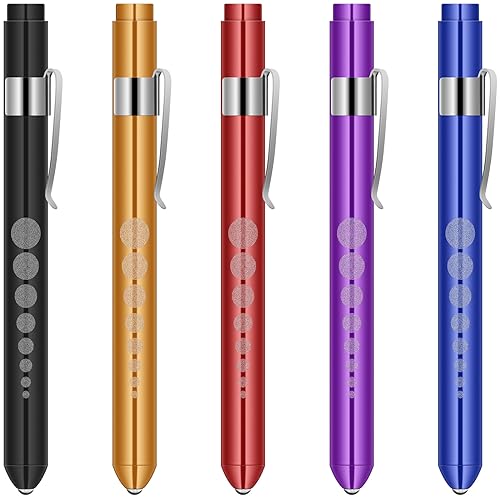 Licht-Pupillenlicht, flintronic Diagnostikleuchte Pupillenleuchte Medizinische Penlight, Wiederverwendbare Diagnostische LED Stiftlampe, Taschenlampe Lichtgriffel mit Taschenclip für Ärzte 5 Stück Licht-Pupillenlicht, flintronic Diagnostikleuchte Pupillenleuchte Medizinische Penlight, Wiederverwendbare Diagnostische LED Stiftlampe, Taschenlampe Lichtgriffel mit Taschenclip für Ärzte 5 Stück von flintronic