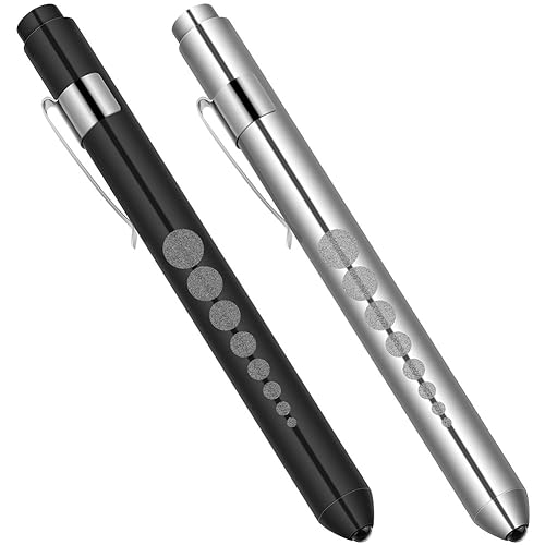 Pupillenlicht flintronic Diagnostikleuchte Pupillenleuchte Medizinische Penlight, Wiederverwendbare Diagnostische LED Stiftlampe, Taschenlampe Lichtgriffel mit Taschenclip für Ärzte 2 Stück Pupillenlicht flintronic Diagnostikleuchte Pupillenleuchte Medizinische Penlight, Wiederverwendbare Diagnostische LED Stiftlampe, Taschenlampe Lichtgriffel mit Taschenclip für Ärzte 2 Stück von flintronic