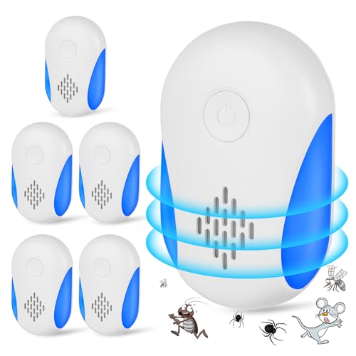 flintronic 6 Stück Ultraschall Schädlingsbekämpfer, Elektronische Insektenschutzmittel, Innenräumen Pest Repeller, für Schaben, Nagetiere, Mäuse, Wanzen, Ameisen, Moskitos, Mäuse, Spinnen flintronic 6 Stück Ultraschall Schädlingsbekämpfer, Elektronische Insektenschutzmittel, Innenräumen Pest Repeller, für Schaben, Nagetiere, Mäuse, Wanzen, Ameisen, Moskitos, Mäuse, Spinnen von flintronic