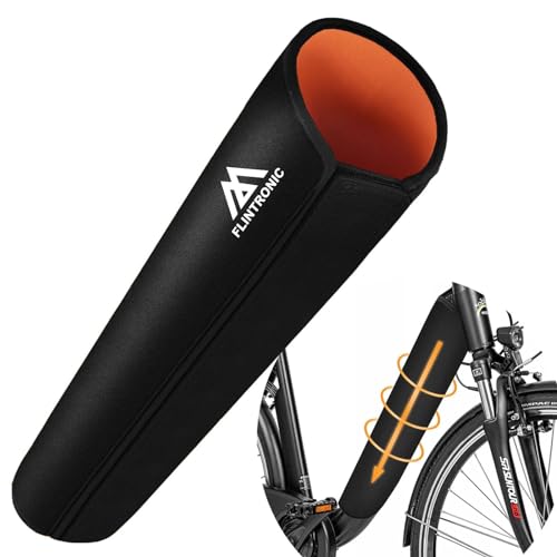 flintronic E Bike Akku Schutzhülle für 30-38cm Umfang Universale Passform Schützt vor Kälte und Schmutz Schutzhülle Cover für integrierte Ebike Rahmenakku von flintronic