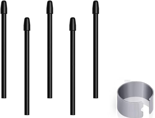 Noris Digital EMR Stylus Tips Ersatz für STAEDTLER Noris Digital Jumbo/Noris EMR Stylus Pens Feder, Noris Digital Styus Nibs Soft Tip (5 Stück Spitzen, Schwarz) von fllynewrite