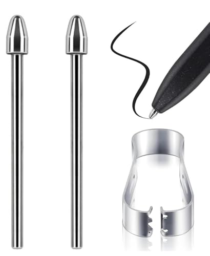 (2 x Metallspitzen) Tab S6 Lite/S7/S8/S9/S10 Stiftspitzen, Ersatz für Samsung Galaxy Tab S6 Lite/S7/S8/S9/S10 Pen Tablet, alle Versionen, Stylus S Pen, Ersatzspitzen/Federn + Pinzette (2 x von fllynewrite
