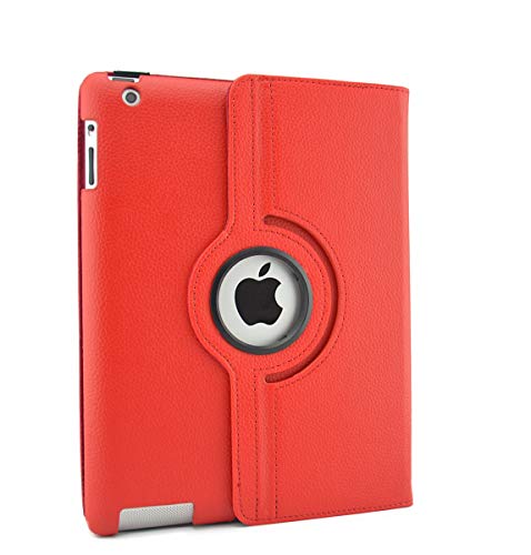 flyorigin Hülle für iPad Ältestes Modell (2011-2012 veröffentlicht, vor 10 Jahren) iPad 2 iPad 3 iPad 4 Premium PU-Leder Multifunktionshülle/Cover für 9,7 Zoll iPad 2 3 4 von flyorigin