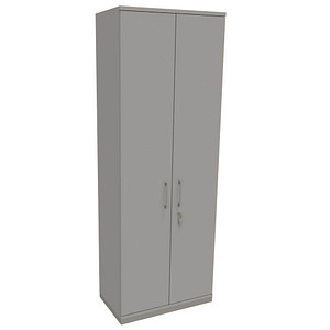 fm Aktenschrank Oldenburg, 4260429767731 lichtgrau 5 Fachböden 80,0 x 44,2 x 222,1 cm von fm