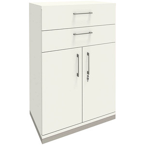 fm Aktenschrank Oldenburg, 4260672332052 weiß 1 Fachboden 80,0 x 44,2 x 113,3 cm von fm