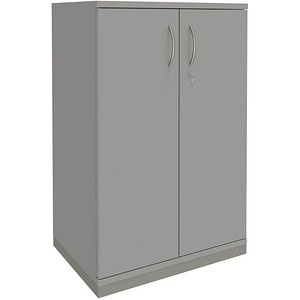 fm Aktenschrank Sidney, 4260267327487 lichtgrau 2 Fachböden 80,0 x 44,2 x 113,3 cm von fm