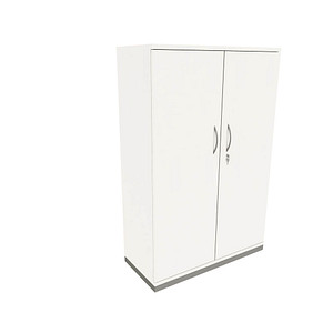 fm Aktenschrank Sidney, 4260429763504 weiß 3 Fachböden 100,0 x 44,2 x 151,7 cm von fm