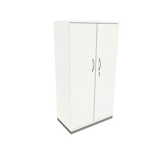 fm Aktenschrank Sidney, 4260429763535 weiß 3 Fachböden 80,0 x 44,2 x 151,7 cm von fm